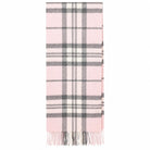 100% Lambswool Wide Scarf Soft Unisex Winter Wrap Heritage of Scotland - Thomson Pale Pink - Heritage Of Scotland -