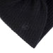 100% Luxury Cashmere Rib Turban Black - Heritage Of Scotland - BLACK