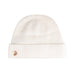 100% Luxury Cashmere Rib Turn - Up Hat Cloud Dancer - Heritage Of Scotland - CLOUD DANCER