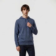 100% Merino Wool Hoodie with Pouch Pocket – DENIM - Heritage Of Scotland - S