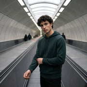 100% Merino Wool Hoodie with Pouch Pocket – LUGANO - Heritage Of Scotland - S