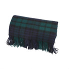 100% Pure Lambswool Blanket Throw – Luxury Soft Warm Wool Blanket - Home Décor - BLACK WATCH - Heritage Of Scotland -