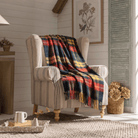 100% Pure Lambswool Blanket Throw – Luxury Soft Warm Wool Blanket - Home Décor - BUCHANAN MODERN - Heritage Of Scotland -