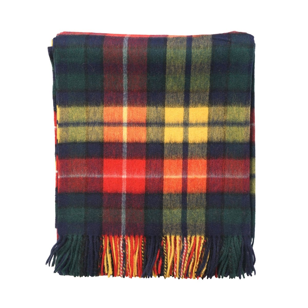 100% Pure Lambswool Blanket Throw – Luxury Soft Warm Wool Blanket - Home Décor - BUCHANAN MODERN - Heritage Of Scotland -