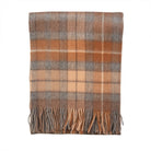 100% Pure Lambswool Blanket Throw – Luxury Soft Warm Wool Blanket - Home Décor - Buchanan Natural - Heritage Of Scotland -