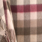 100% Pure Lambswool Blanket Throw – Luxury Soft Warm Wool Blanket - Home Décor - GIANT CHEQUE - Heritage Of Scotland -