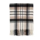 100% Pure Lambswool Blanket Throw – Luxury Soft Warm Wool Blanket - Home Décor - MACDUFF NATURAL - Heritage Of Scotland -