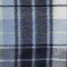100% Pure Lambswool Blanket Throw – Luxury Soft Warm Wool Blanket - Home Décor - MILL CHECK ECLIPSE - Heritage Of Scotland -