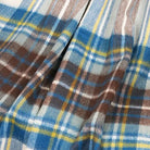 100% Pure Lambswool Blanket Throw – Luxury Soft Warm Wool Blanket - Home Décor - STEWART MUTED BLUE - Heritage Of Scotland -