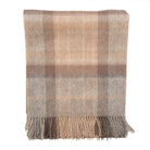 100% Pure Lambswool Tartan Blanket – Luxury Soft Warm Plaid Wool Throw - Home Décor - Mackellar Natural - Heritage Of Scotland -