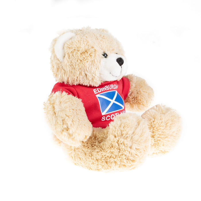 20Cm Teddy Bear Scotland Flag - Heritage Of Scotland - RED/NAVY