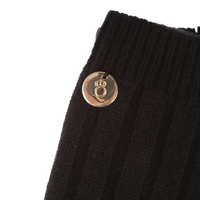 30% Cashmere Ava Glove Black - Heritage Of Scotland - BLACK