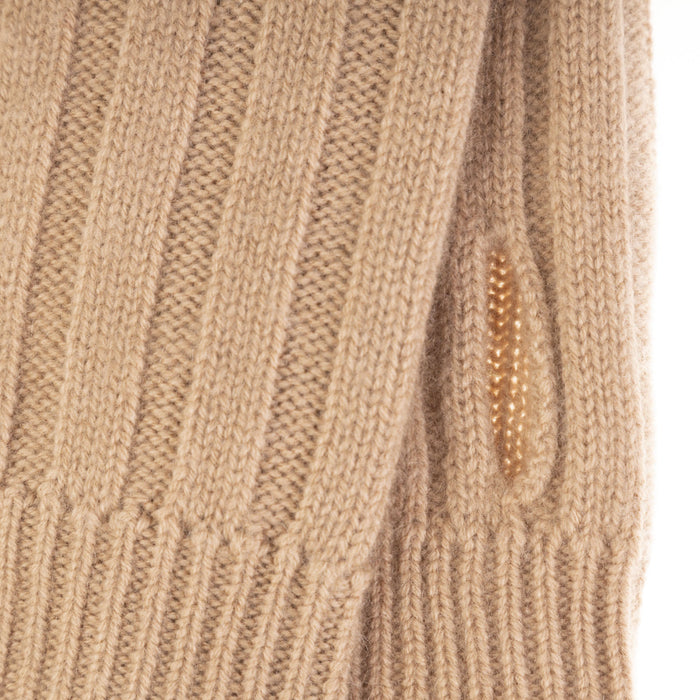 30% Cashmere Ava Glove Hazelnut - Heritage Of Scotland - HAZELNUT