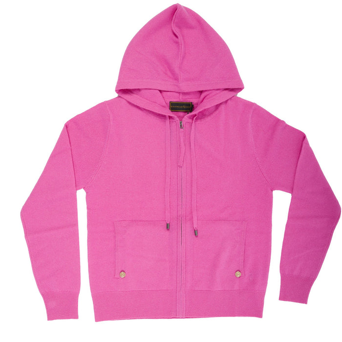 30% Cashmere Freya Hoodie Rose Bud - Heritage Of Scotland - ROSE BUD