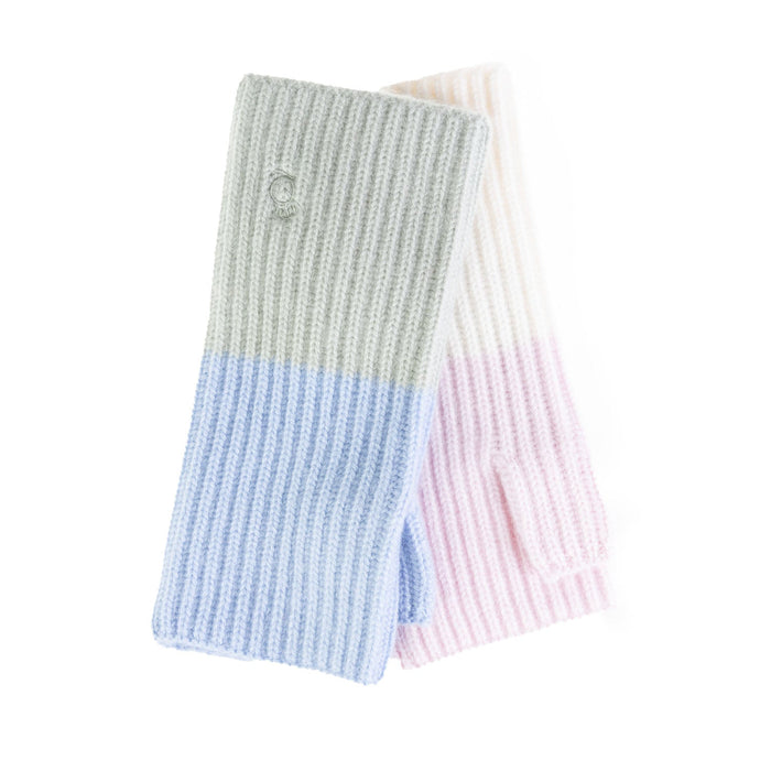 30% Cashmere Maisie Gloves Pastel Mix - Heritage Of Scotland - PASTEL MIX