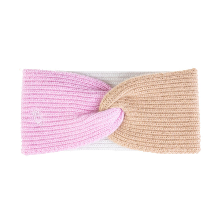 30% Cashmere Maisie Headband Pink Mix - Heritage Of Scotland - PINK MIX