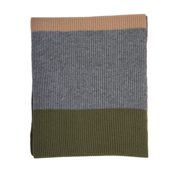 30% Cashmere Maisie Scarf Green Mix - Heritage Of Scotland - GREEN MIX