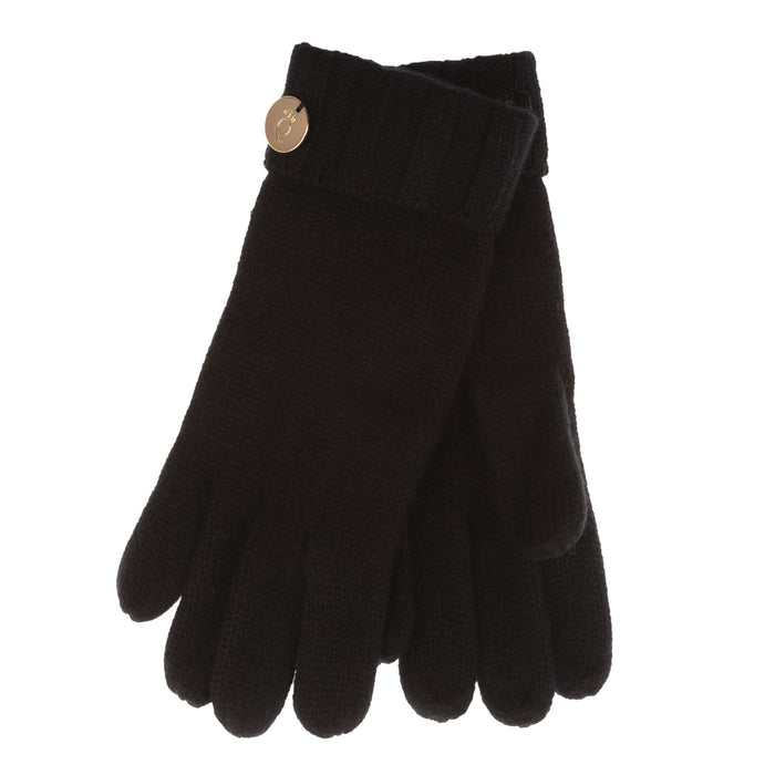 30% Cashmere Rebecca Glove Black - Heritage Of Scotland - BLACK