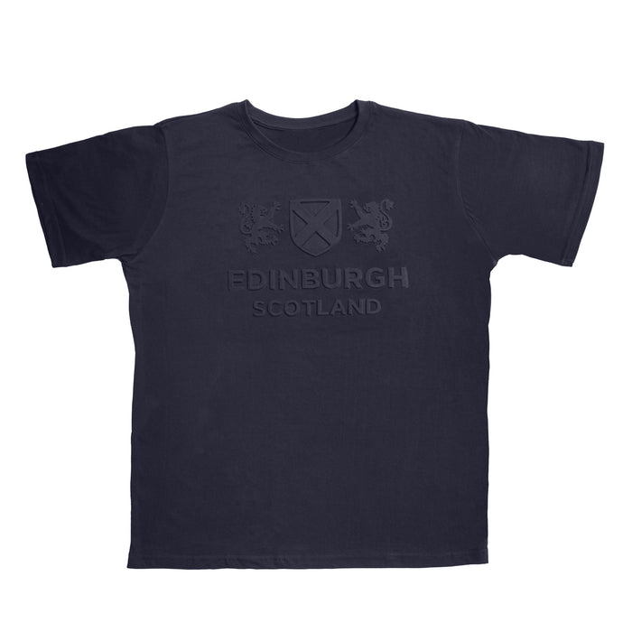 Tshirt Embossed Lion/Flag/Lion Edin/Scot