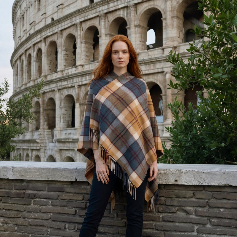 Mini Me Children’s Cape Edinburgh Lambswool - Bannockbane Navy