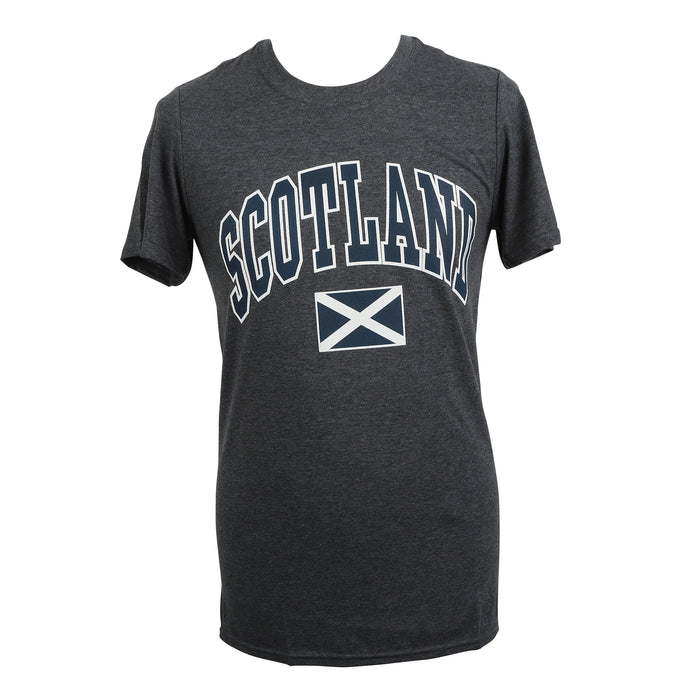 Schottland Harvard Print T / Shirt Dark Heather