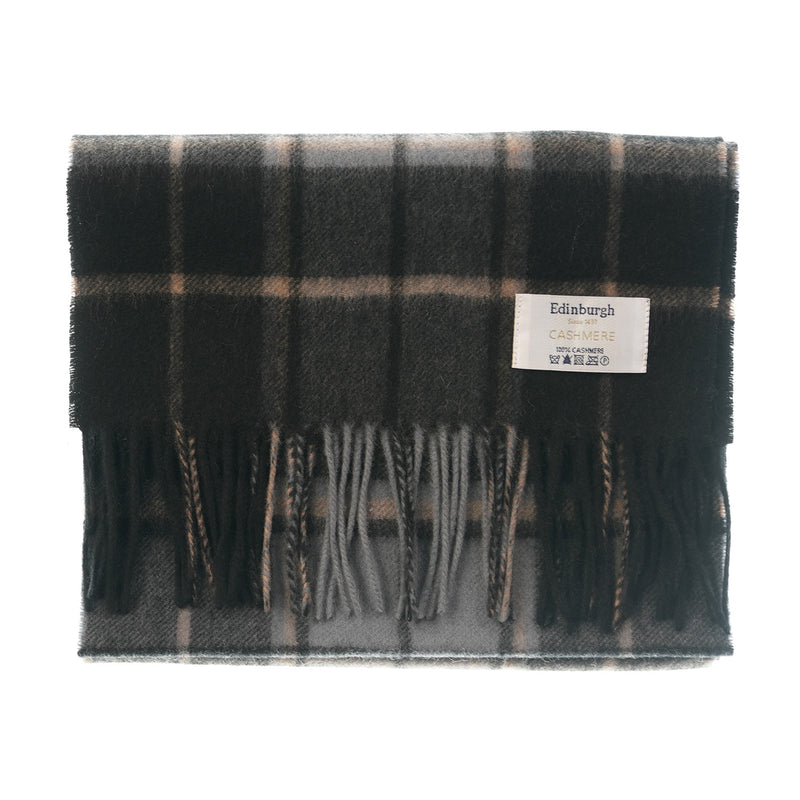 Edinburgh Cashmere Scarf Forrester Black Blue