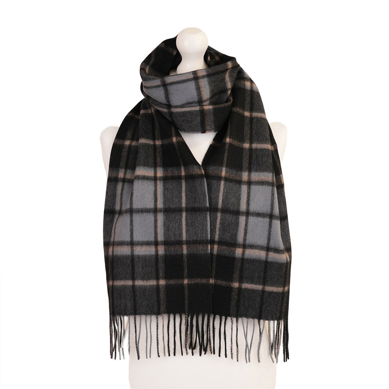 Edinburgh Cashmere Scarf Forrester Black Blue