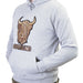 8 Shades Of Brown Highland Cow Hoodie Heather Grey - Heritage Of Scotland - HEATHER GREY