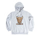 8 Shades Of Brown Highland Cow Hoodie Heather Grey - Heritage Of Scotland - HEATHER GREY