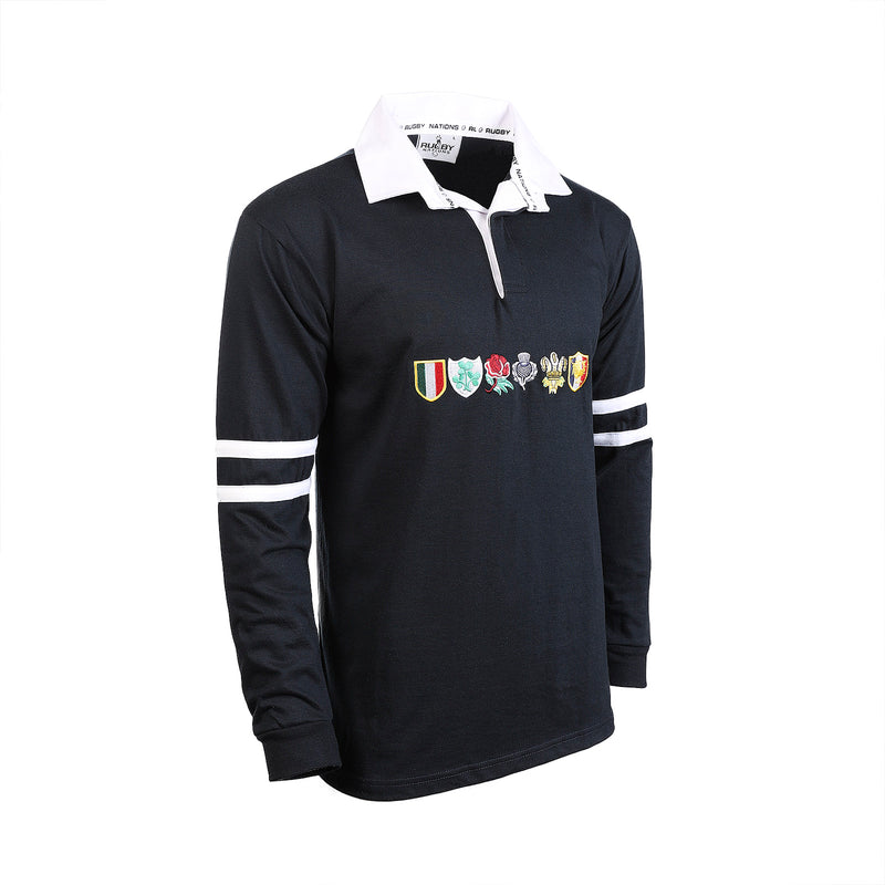 Gents Long Sleeve 6 Nations Rugby Shirt