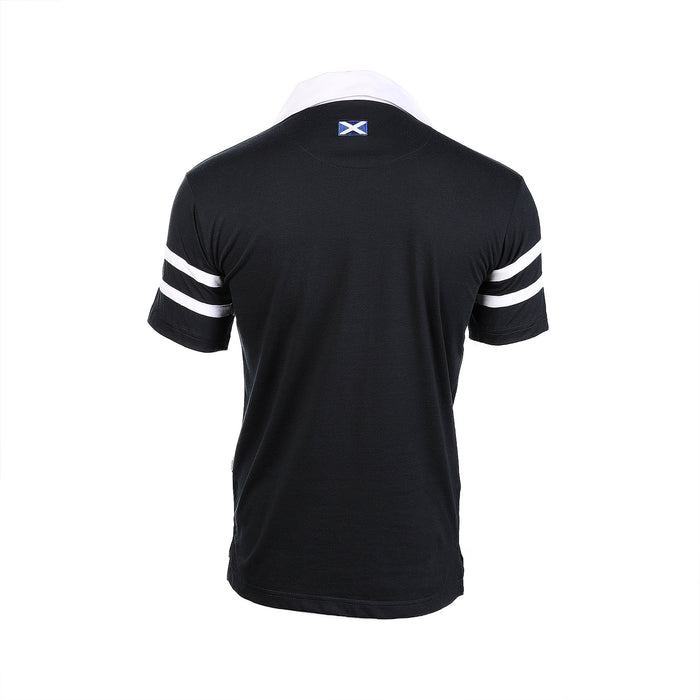 Herren S / S 2 Streifen Rugby Shirt
