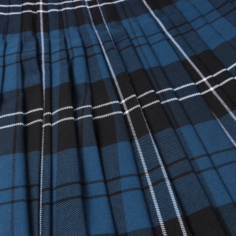 Herren Full Deluxe Kilt Ramsay Blau