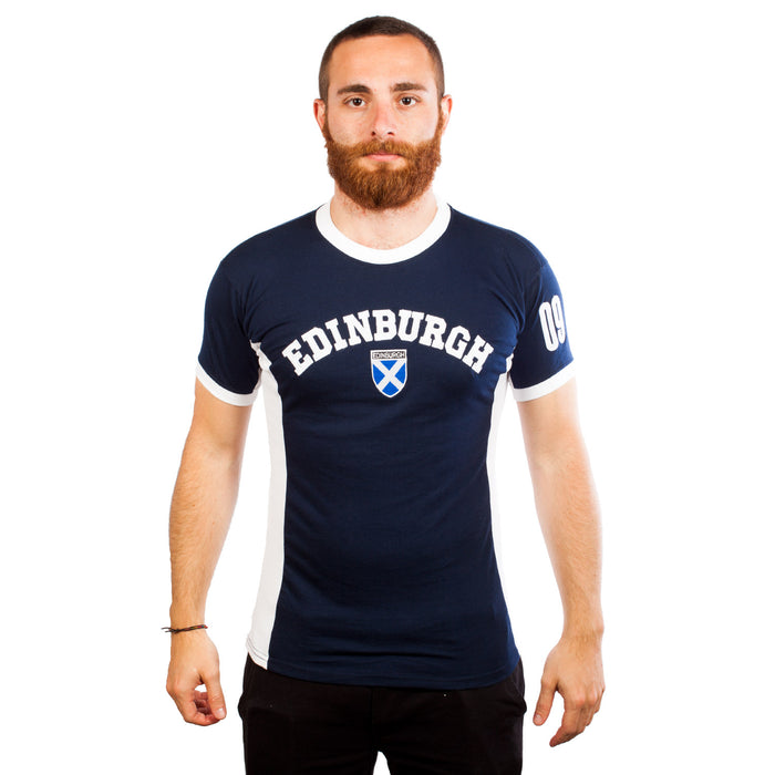 Herren Edinburgh No 9 T-Shirt Navy