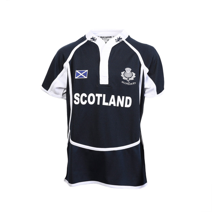 Kinder New Cooldry Schottland Rugby-Shirt