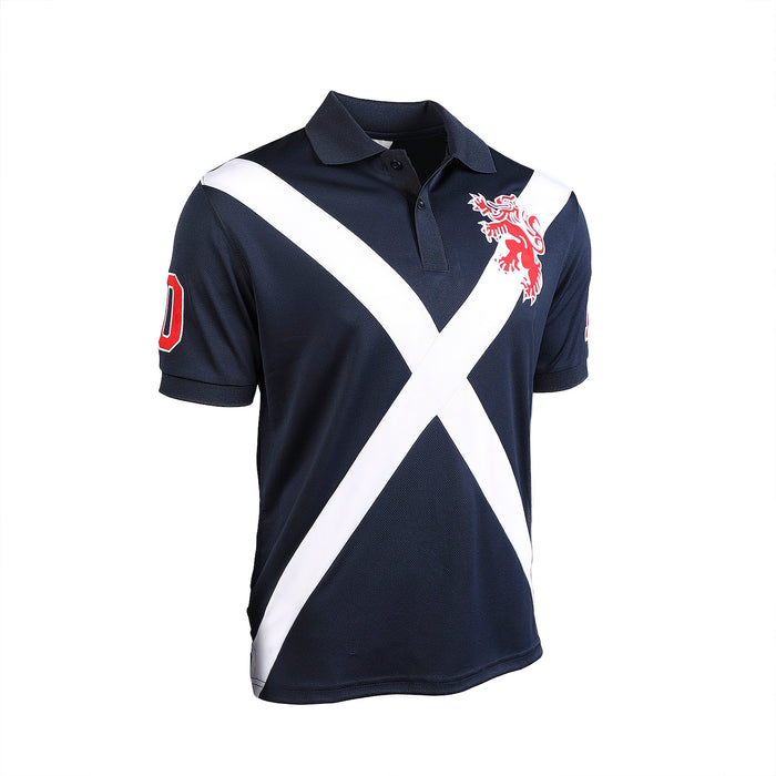 Cooldry Scotland Saltire & Lion Rampant Polo Shirt
