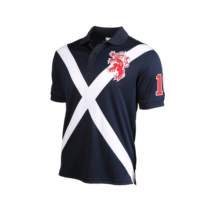 Cooldry Saltire & Lion Rampant Polo Shirt