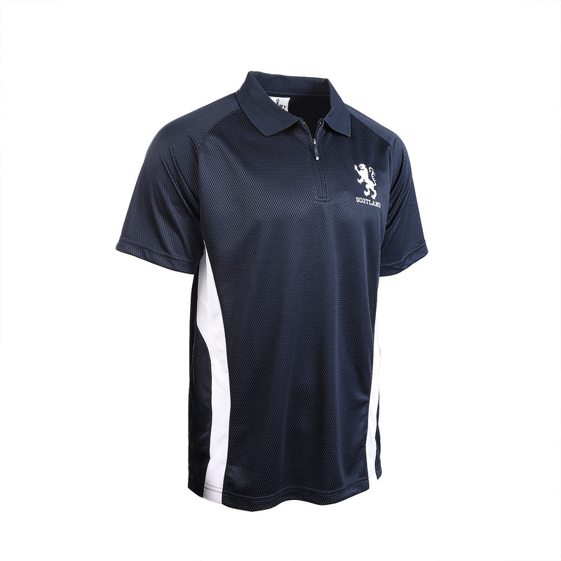 Herren Lion Zip Polo Shirt