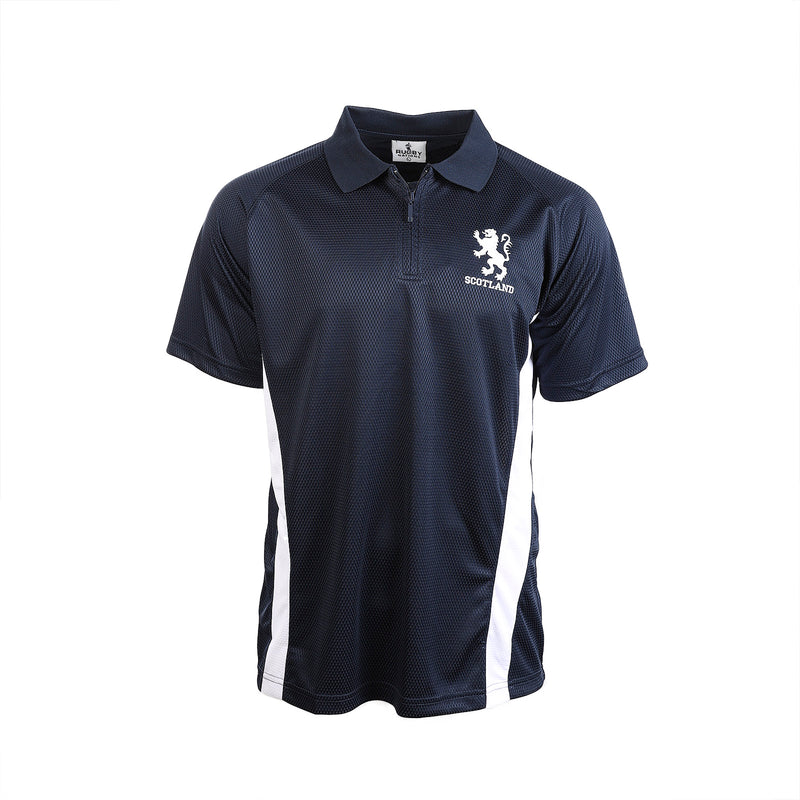 Herren Lion Zip Polo Shirt