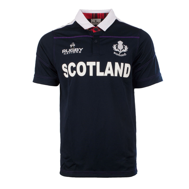 Mens Scotland Rugby Shirt Tartan