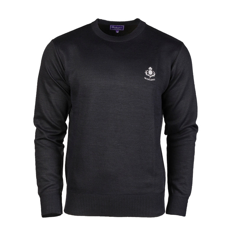Herren Ballantrae Thistle Jumper Navy