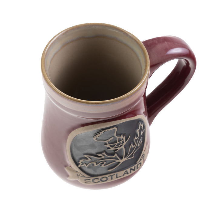 Stoneware Mug With Thistle Red (One Size)