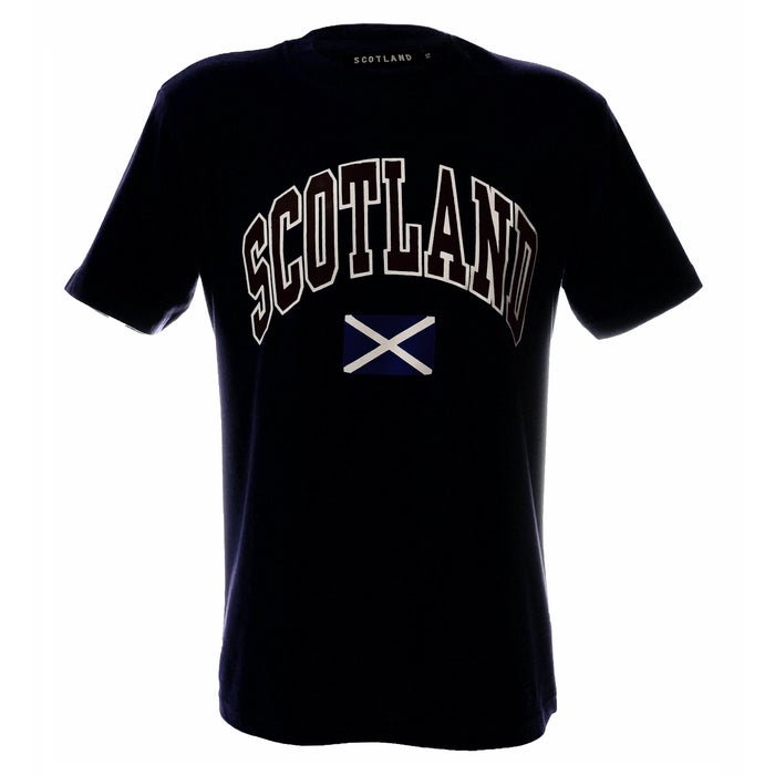 Schottland Harvard Print T / Shirt Navy