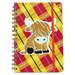 A5 Spiral Notebook – Highland Coo or Nessie Tartan Design - Heritage Of Scotland - Highland Coo