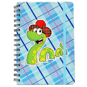 A5 Spiral Notebook – Highland Coo or Nessie Tartan Design - Heritage Of Scotland - Nessie