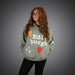 Adults Edinburgh 3D Puff Print Hoodie – Dusty Green - Heritage Of Scotland - XS