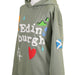 Adults Edinburgh 3D Puff Print Hoodie – Dusty Green - Heritage Of Scotland - XS