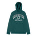 Adults Edinburgh Reflective Hooded Top Teal - Heritage Of Scotland - TEAL