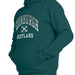 Adults Edinburgh Reflective Hooded Top Teal - Heritage Of Scotland - TEAL