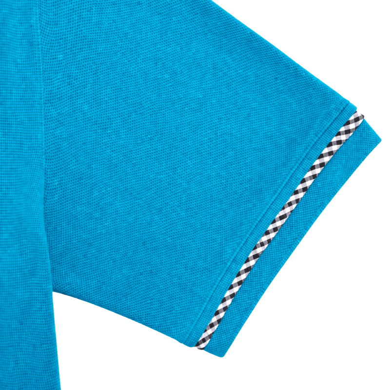 Adults Lion Scotland Polo Shirt Sapphire Blue - Heritage Of Scotland - SAPPHIRE BLUE / S