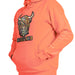 Adults Pastel Highland Cow Hooded Top Coral - Heritage Of Scotland - CORAL